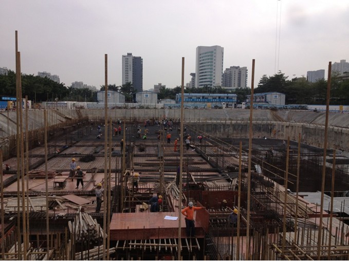 清水模闆施工圖二